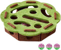 Interactive Cat Puzzle Toy with Scratch Track